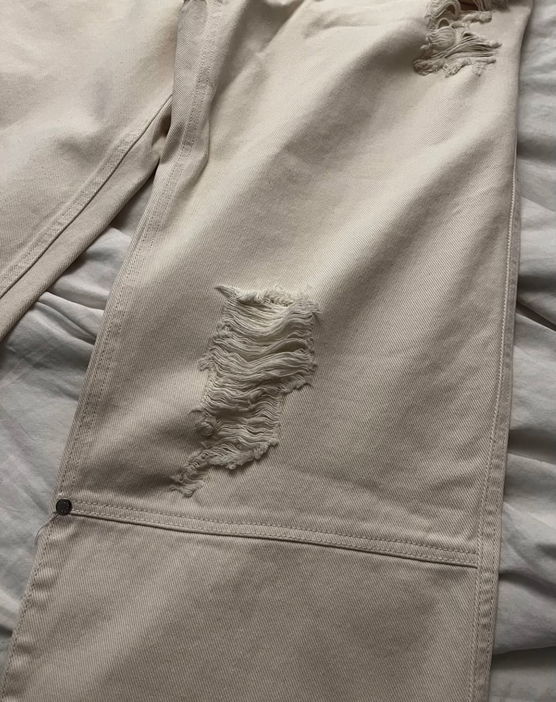 etudes paris ripped quarter 데님 더블니 48 상품이미지6