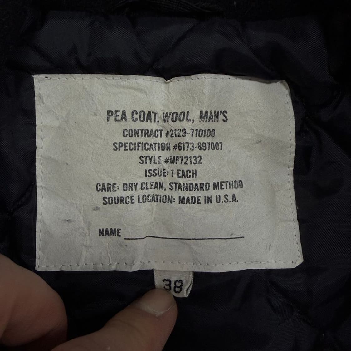 made in usa 피코트 v3326 상품이미지7
