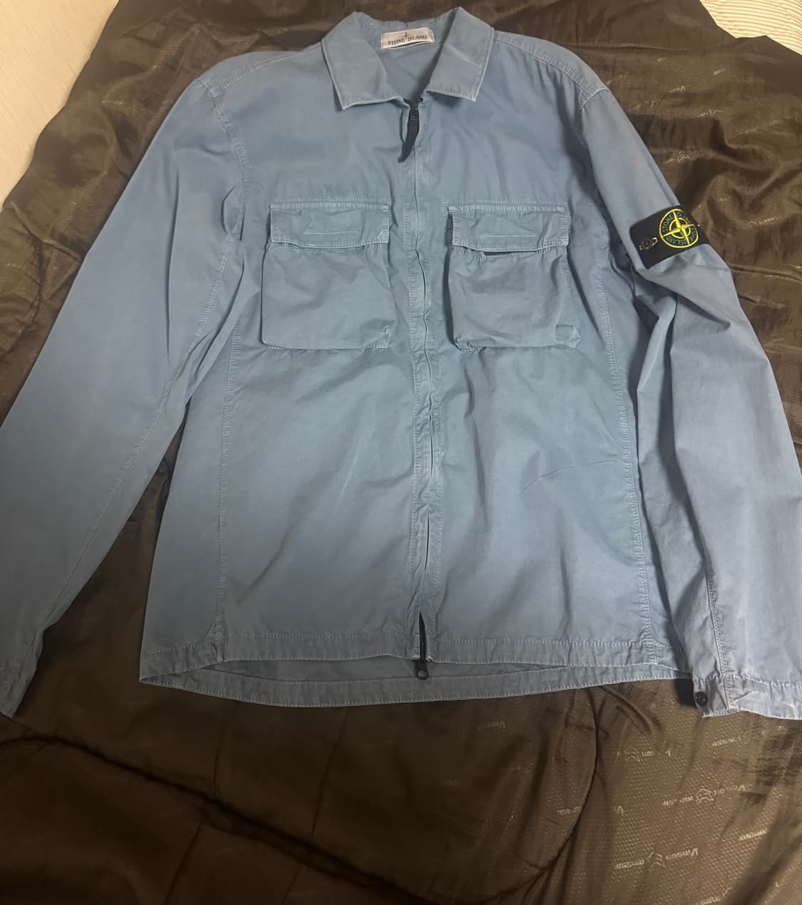 스톤아일랜드 올드이펙트 셔츠 파스텔블루(L) 상품이미지2