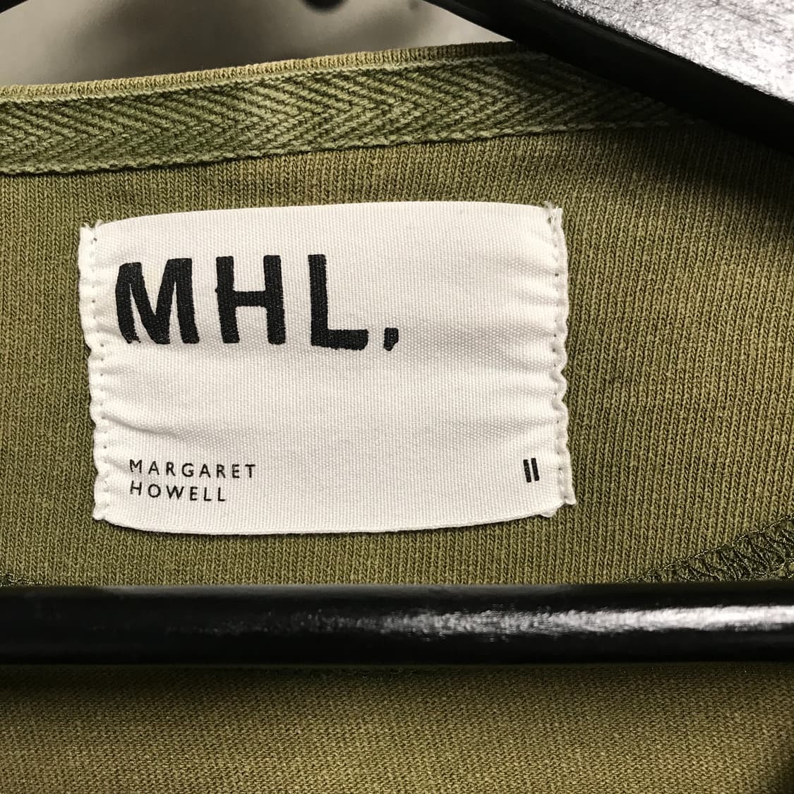 MHL 마가렛호웰 긴팔 티셔츠 카키 S(W) 상품이미지4