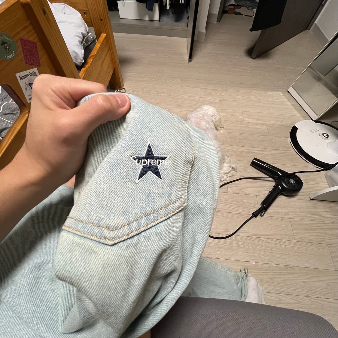 슈프림 레귤러진 36사이즈 상품이미지1