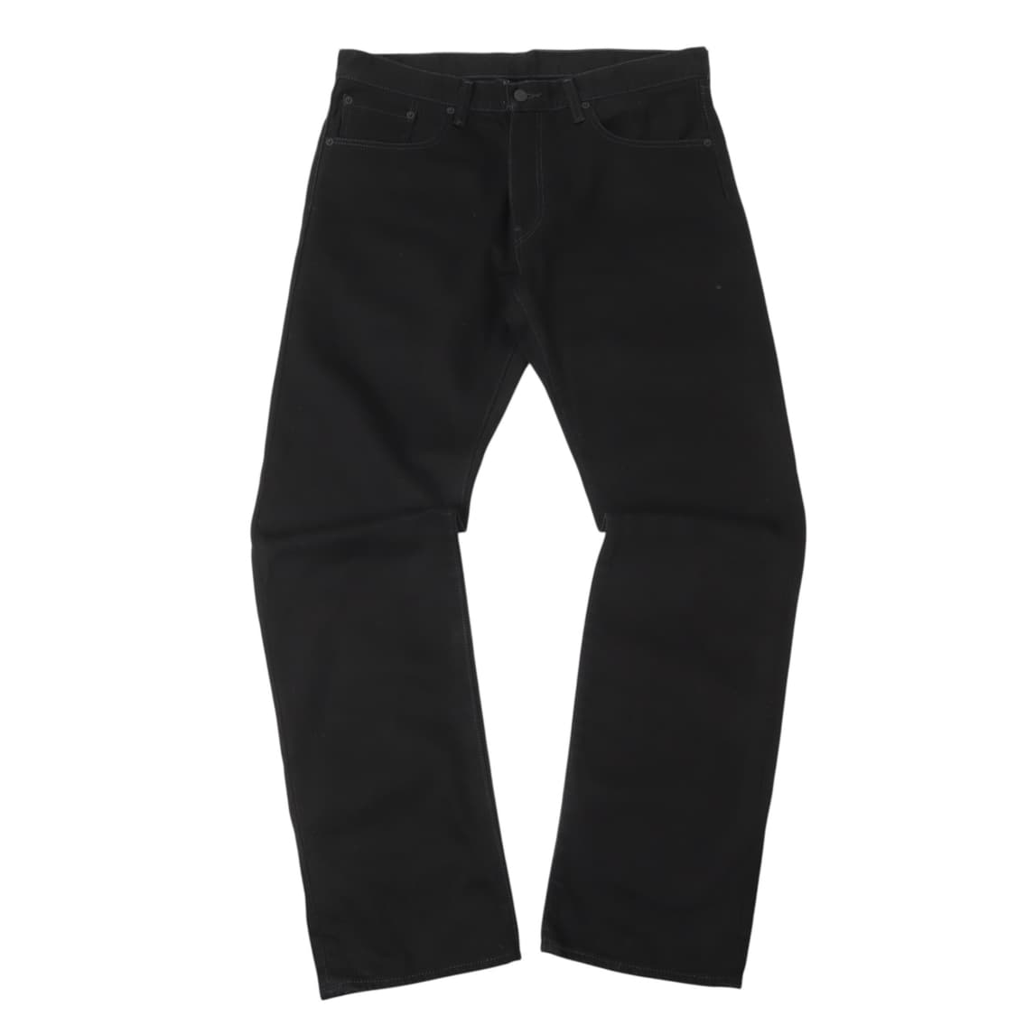 리바이스 502 레귤러 블랙 진 데님팬츠 상품이미지5