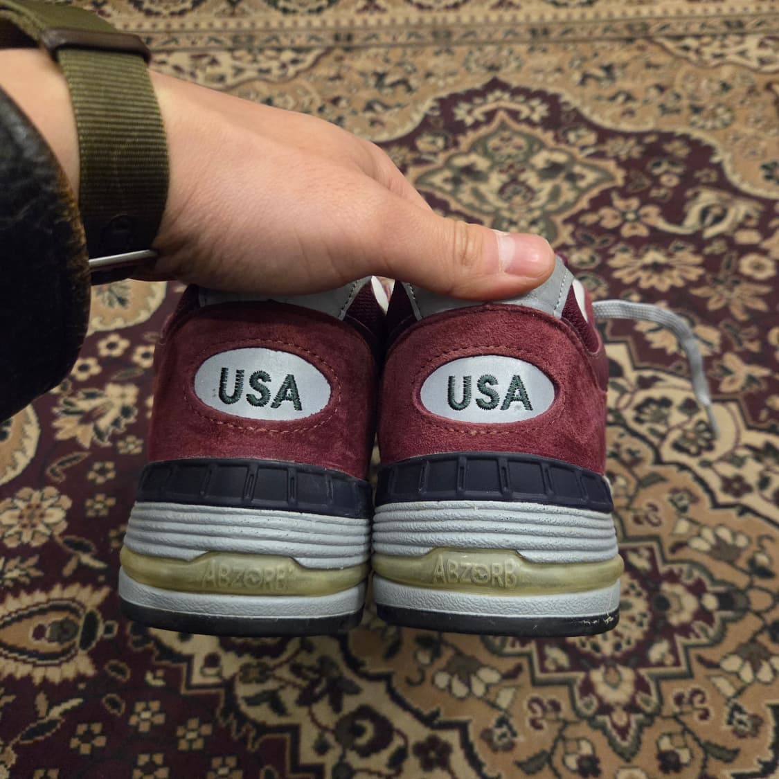 뉴발란스 991 버건디 250 상품이미지3