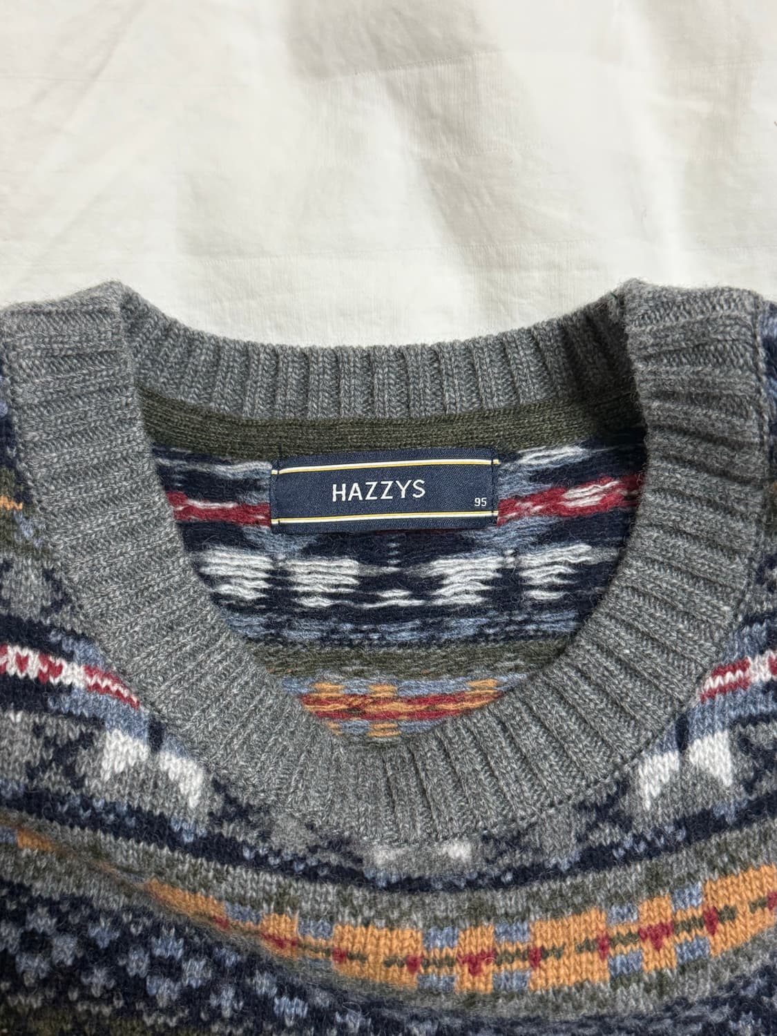 헤지스 페어아일 니트(95) 상품이미지5