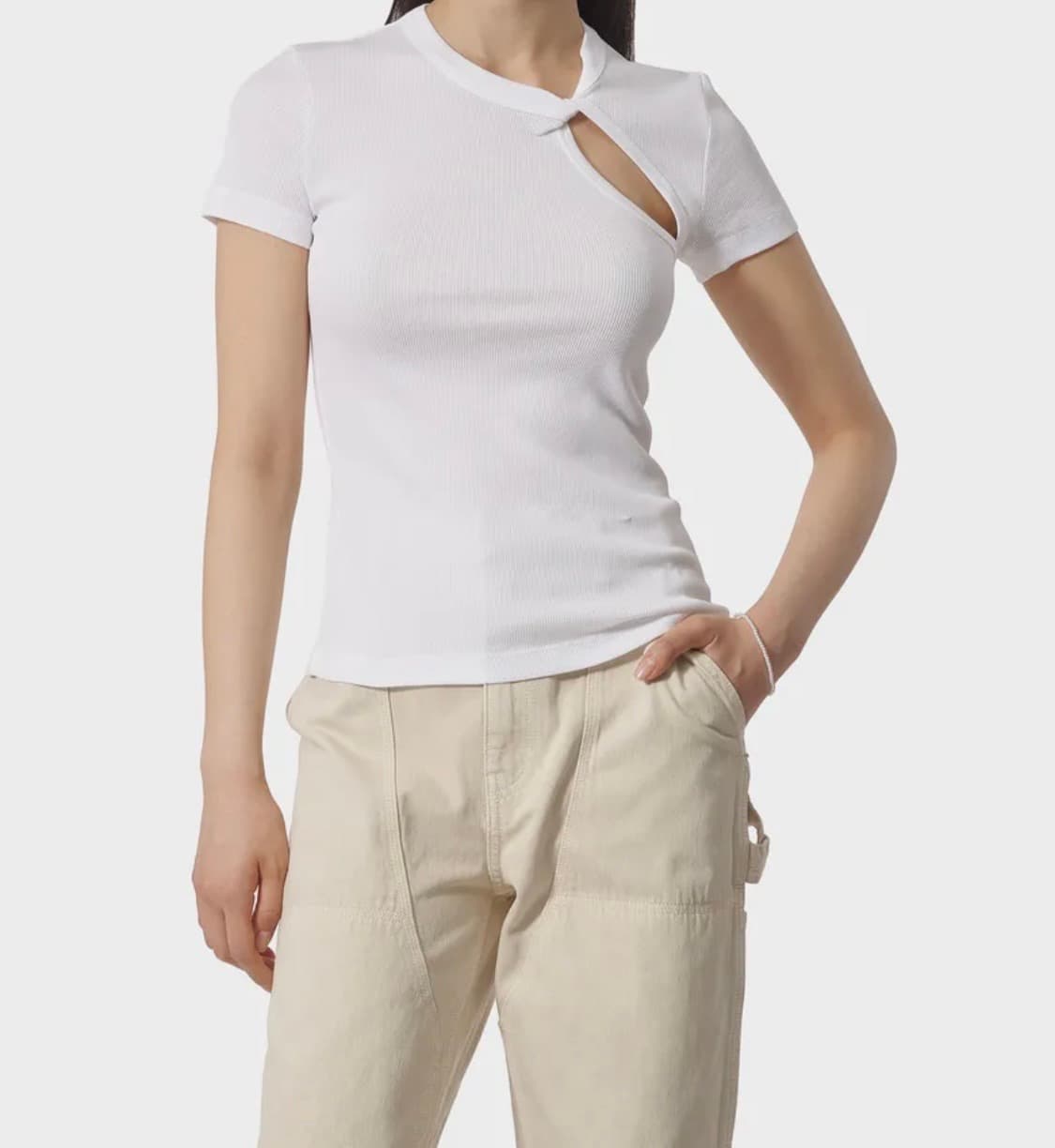 헬무트랭 컷아웃 티셔츠 L 상품이미지3