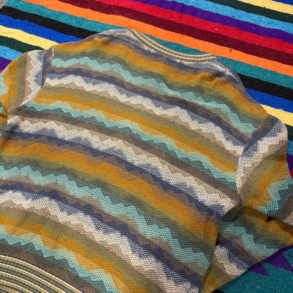 MISSONI SPORT 빈티지 케이블 니트 가디건 105 상품이미지4