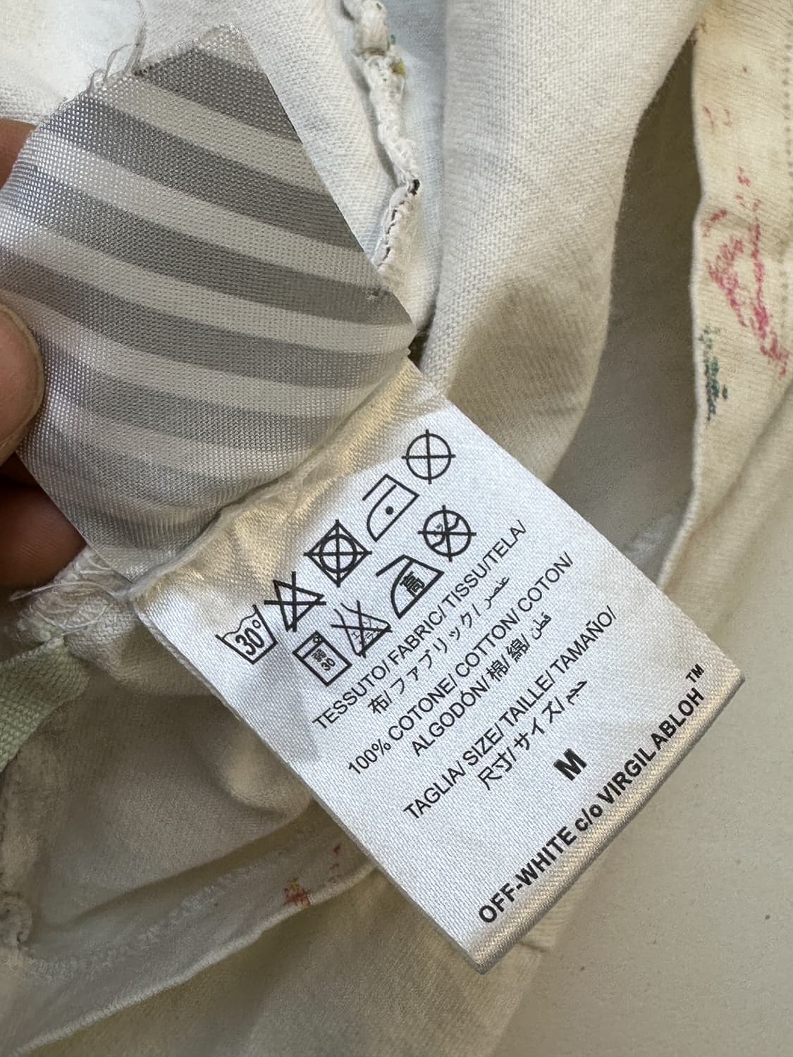 오프화이트 갤럭시 페인티드 애로우 롱슬리브 상품이미지9