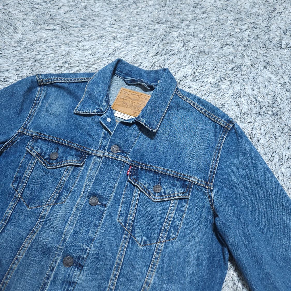 리바이스) M 남자 트러커자켓 청데님자켓 / 왕눈이샵 상품이미지4