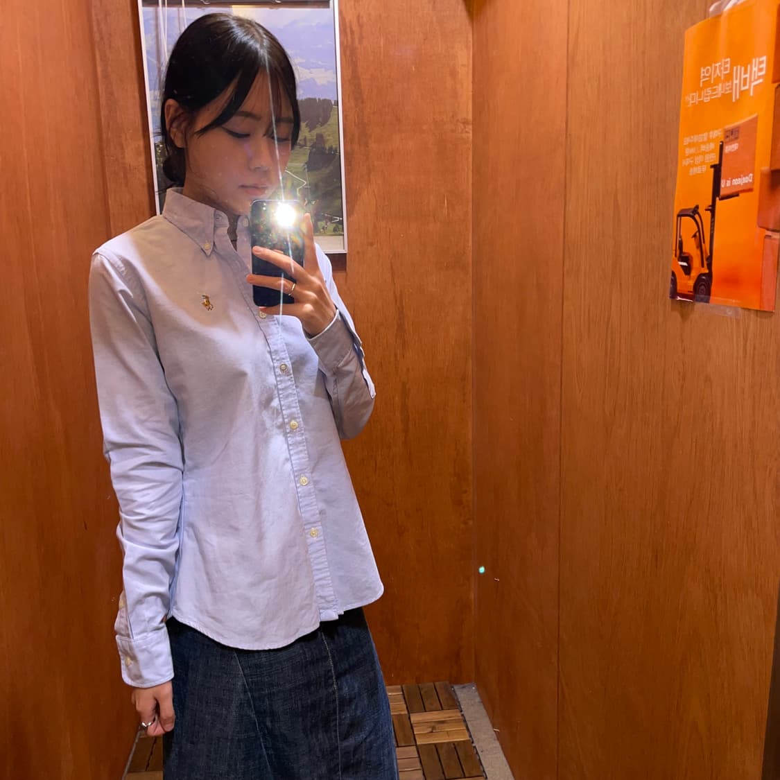  (2) POLO 폴로 랄프로렌 솔리드 셔츠 슬림핏  상품이미지2