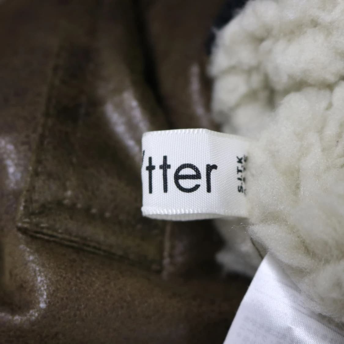 SHELTTER 브라운 무스탕 자켓 60577 상품이미지8