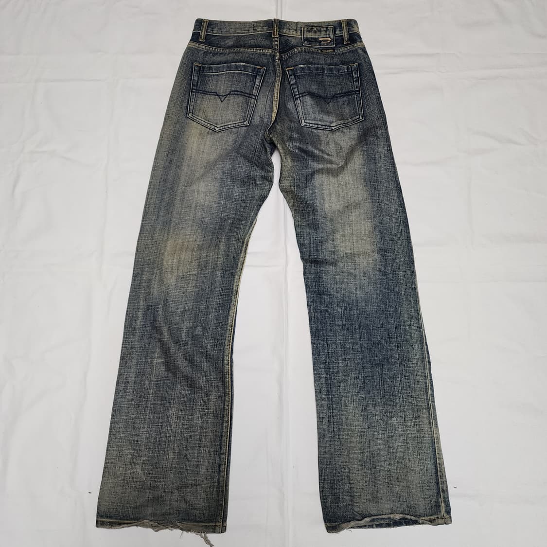 90's 빈티지 디젤 워시드 세미부츠컷 데님팬츠 상품이미지3
