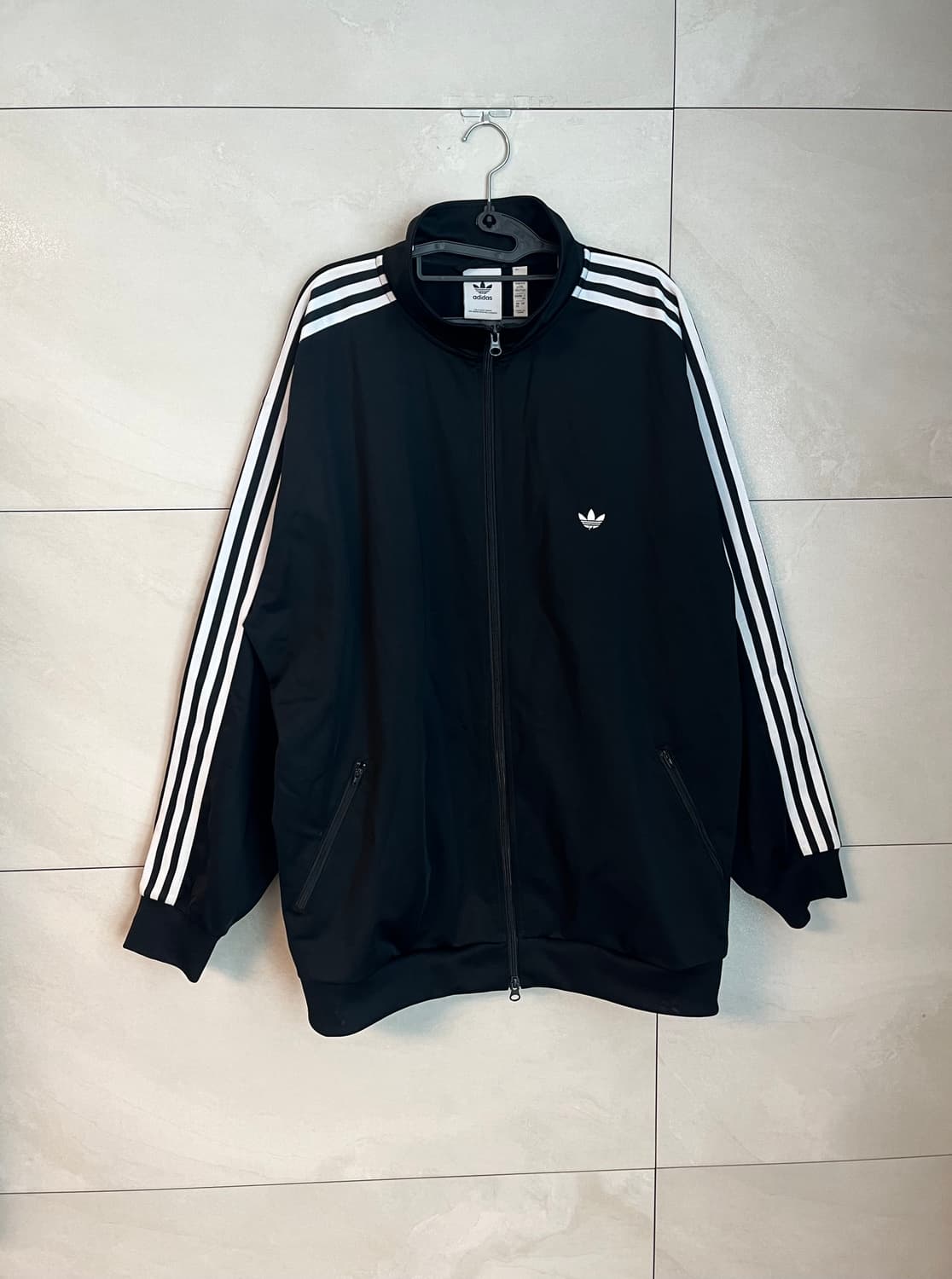 [루즈핏/2XL] 빅사이즈 아디다스 베켄바우어 져지 블랙 상품이미지1