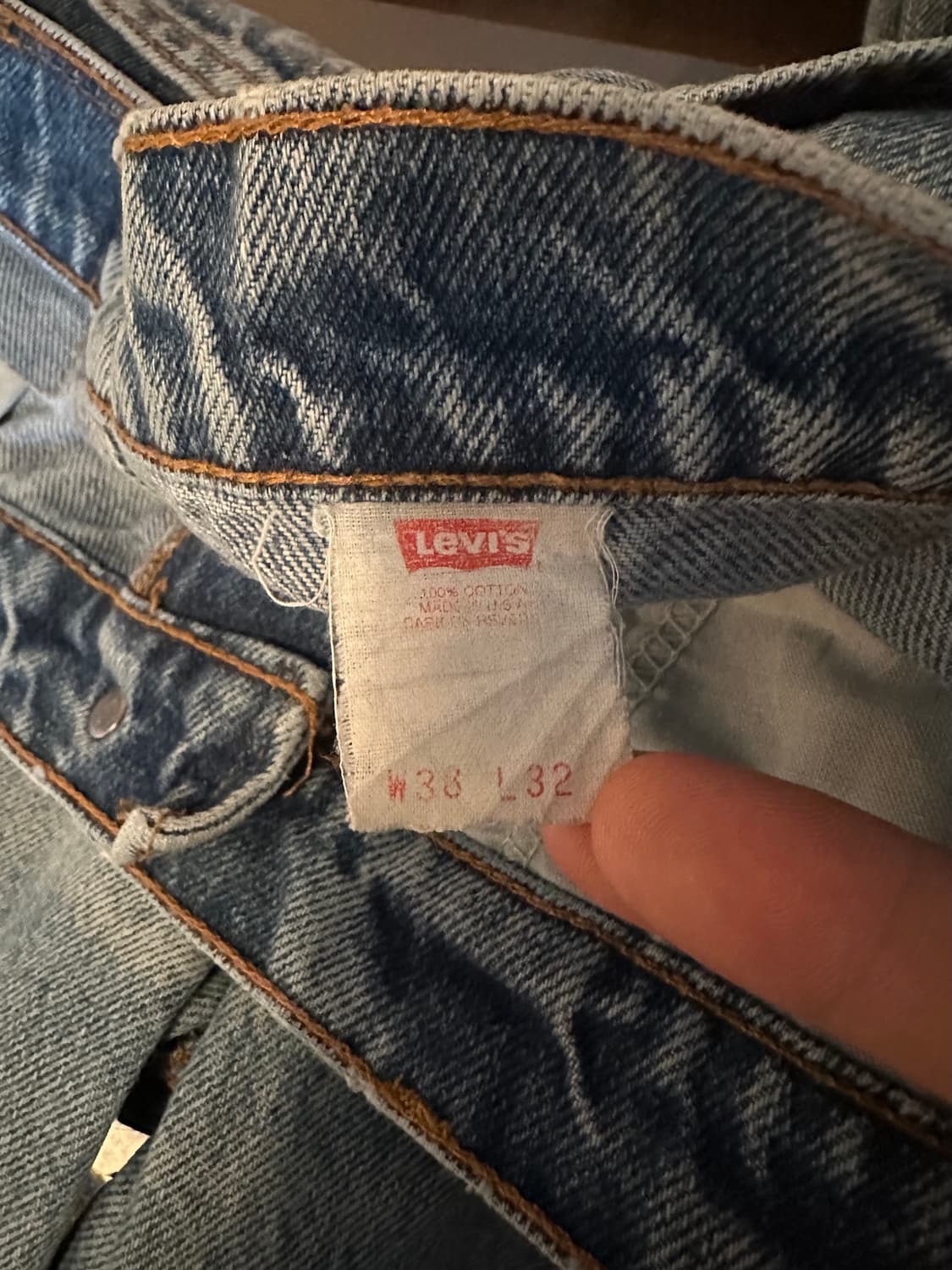 90s USA Levis 517 Boot Cut Denim Pants 상품이미지6