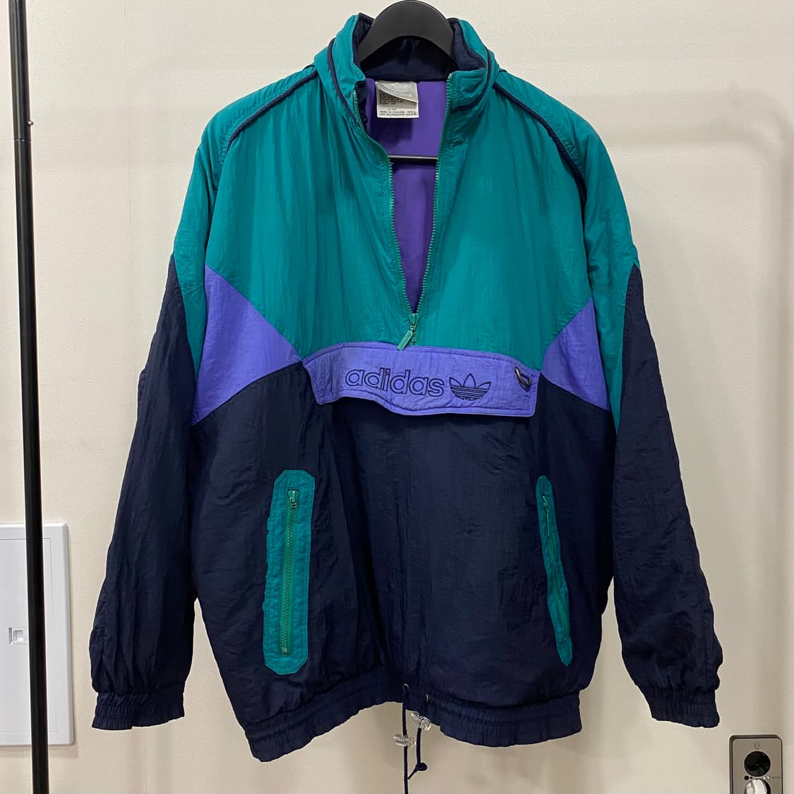 아디다스 90s 올드스쿨 누빔 아노락 점퍼 상품이미지1