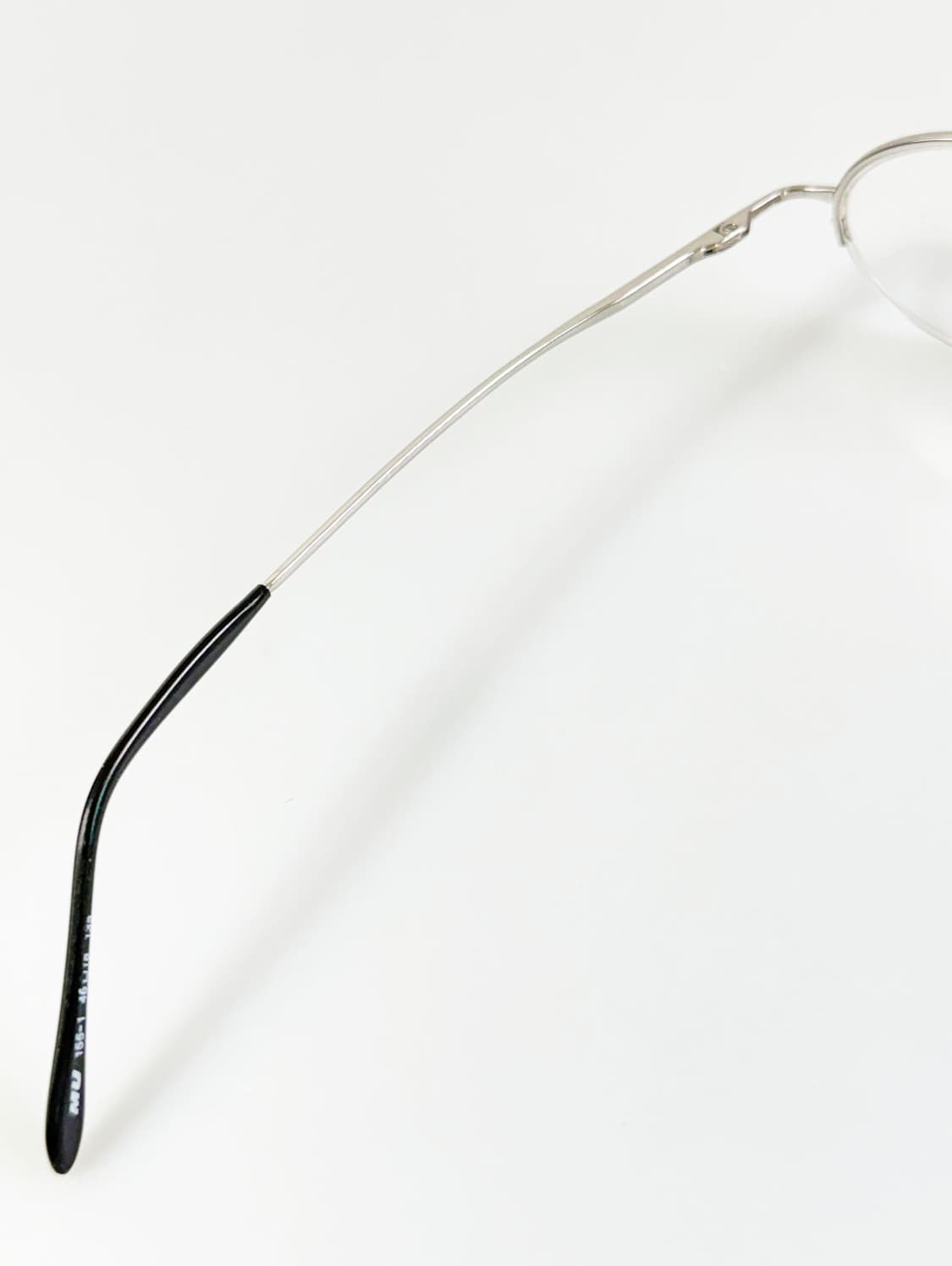 90s MU EYEWEAR 실버 반무테 라운드 빈티지 안경 상품이미지7