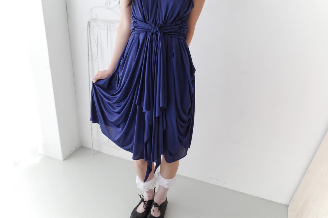 draping tie dress  상품이미지9