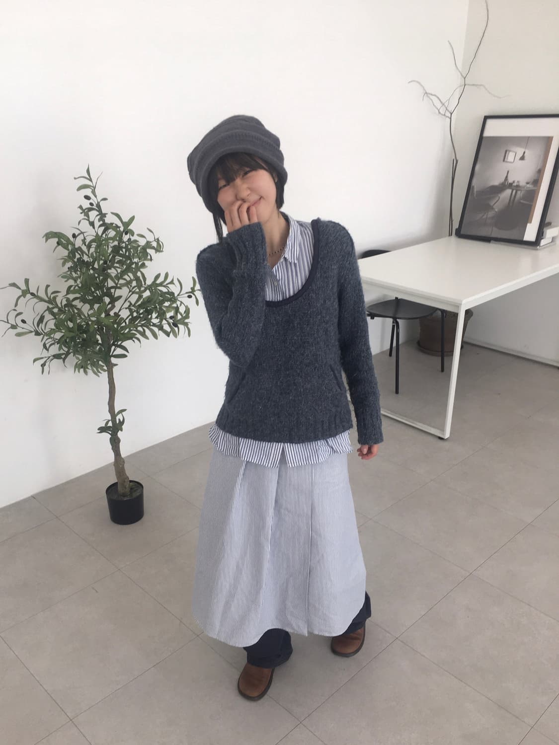 Hatual stripeee set 상품이미지2