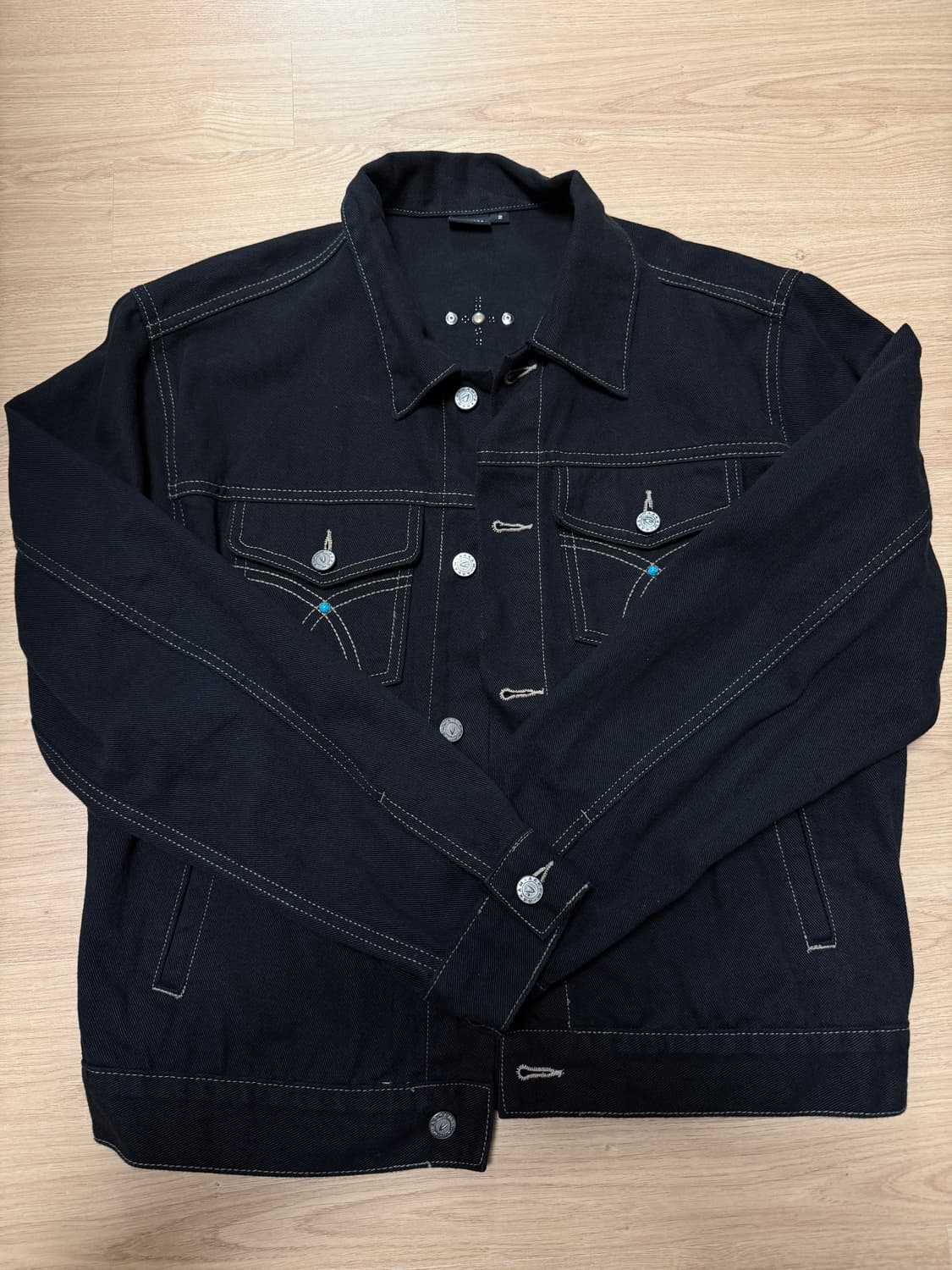 아캄 aakam 웨스턴 스터디드 코튼 자켓 2사이즈 상품이미지1