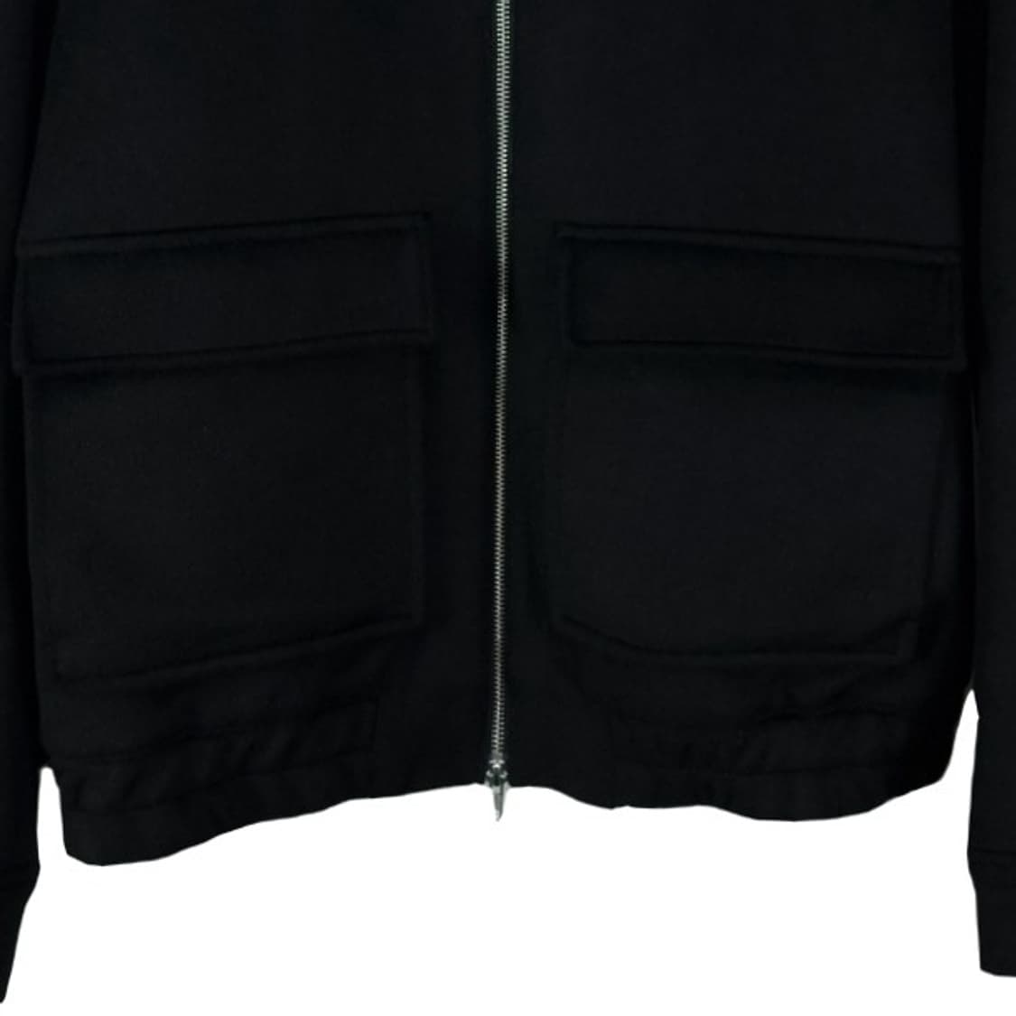 [드로우핏] 울 블랜디드 오버핏 미니멀 모직 블루종 자켓 M19225 상품이미지5