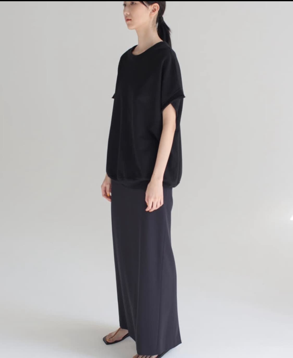 오라리 반팔 니트 상품이미지4