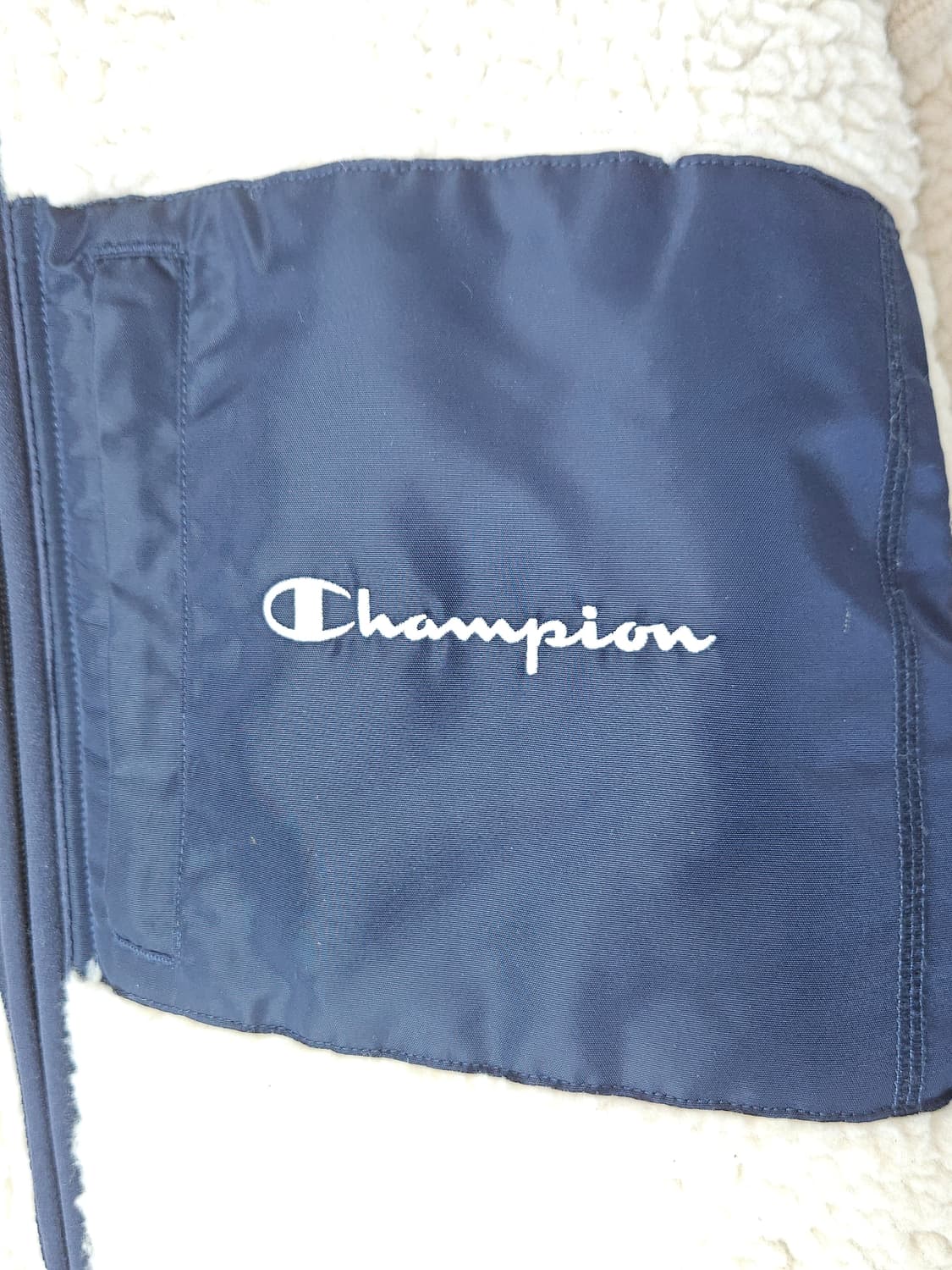 챔피온 일본판 쉐르파 양털 후리스 집업 자켓 M 상품이미지4