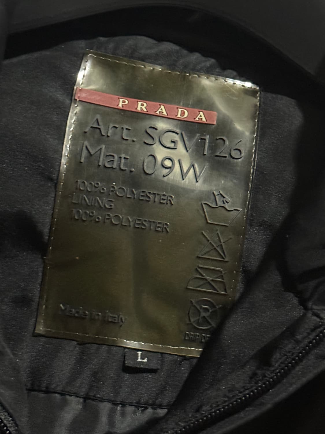 (급처) 프라다 스포츠 자켓 L 상품이미지6