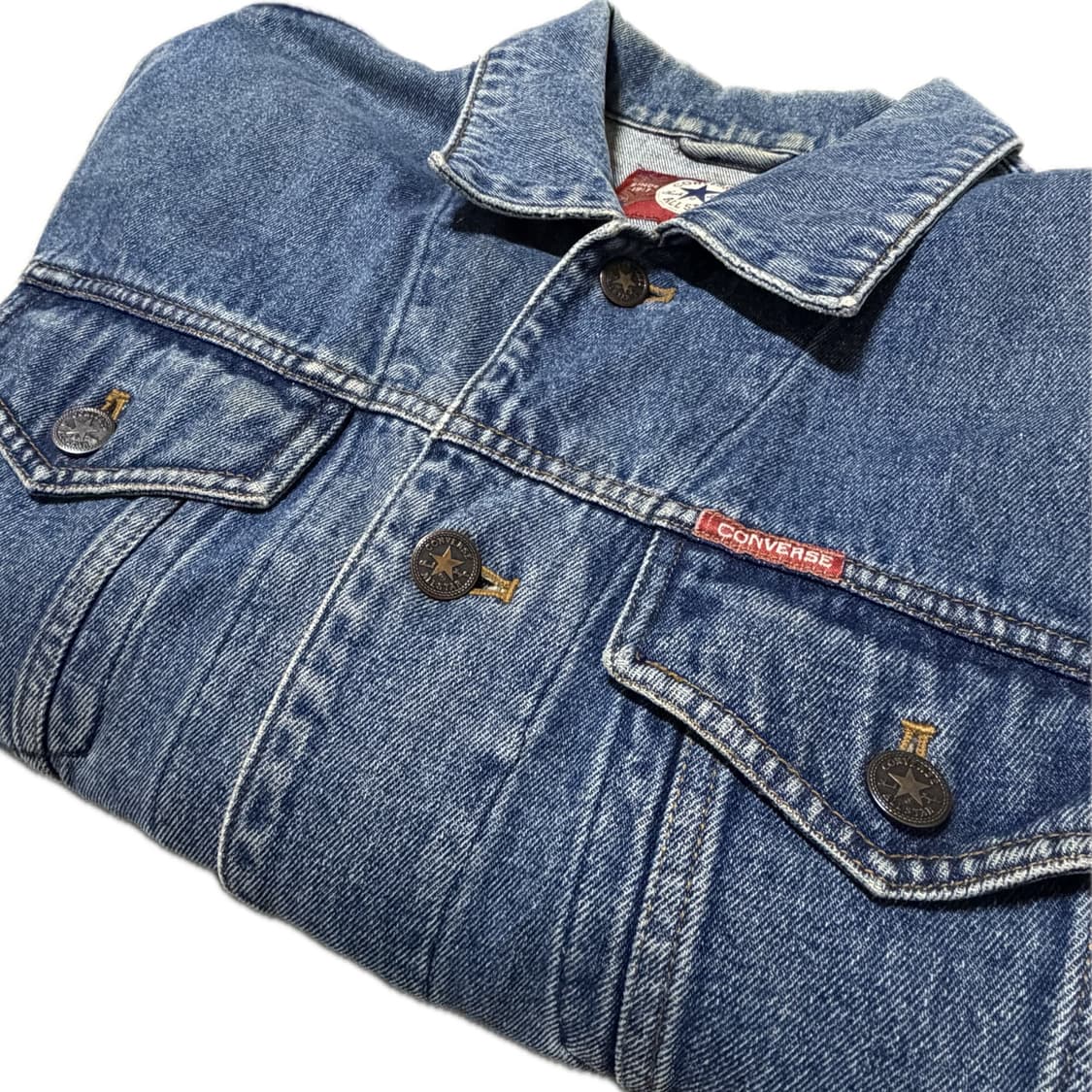 Converse 빈티지 데님 트러커 자켓 L 상품이미지4