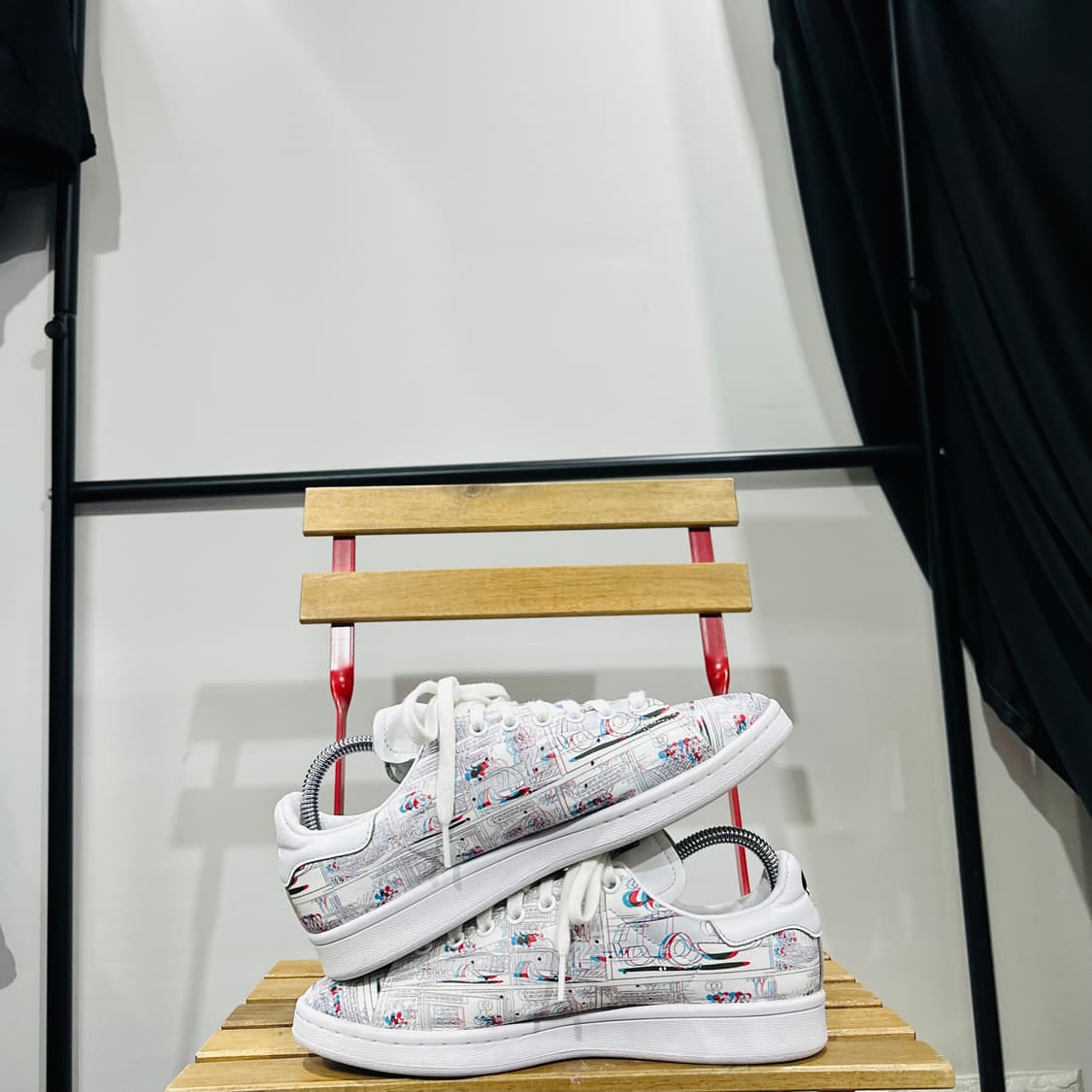 255) 아디다스 운동화 남성 남자 신발 스탠스미스 미키마우스 3D 상품이미지7