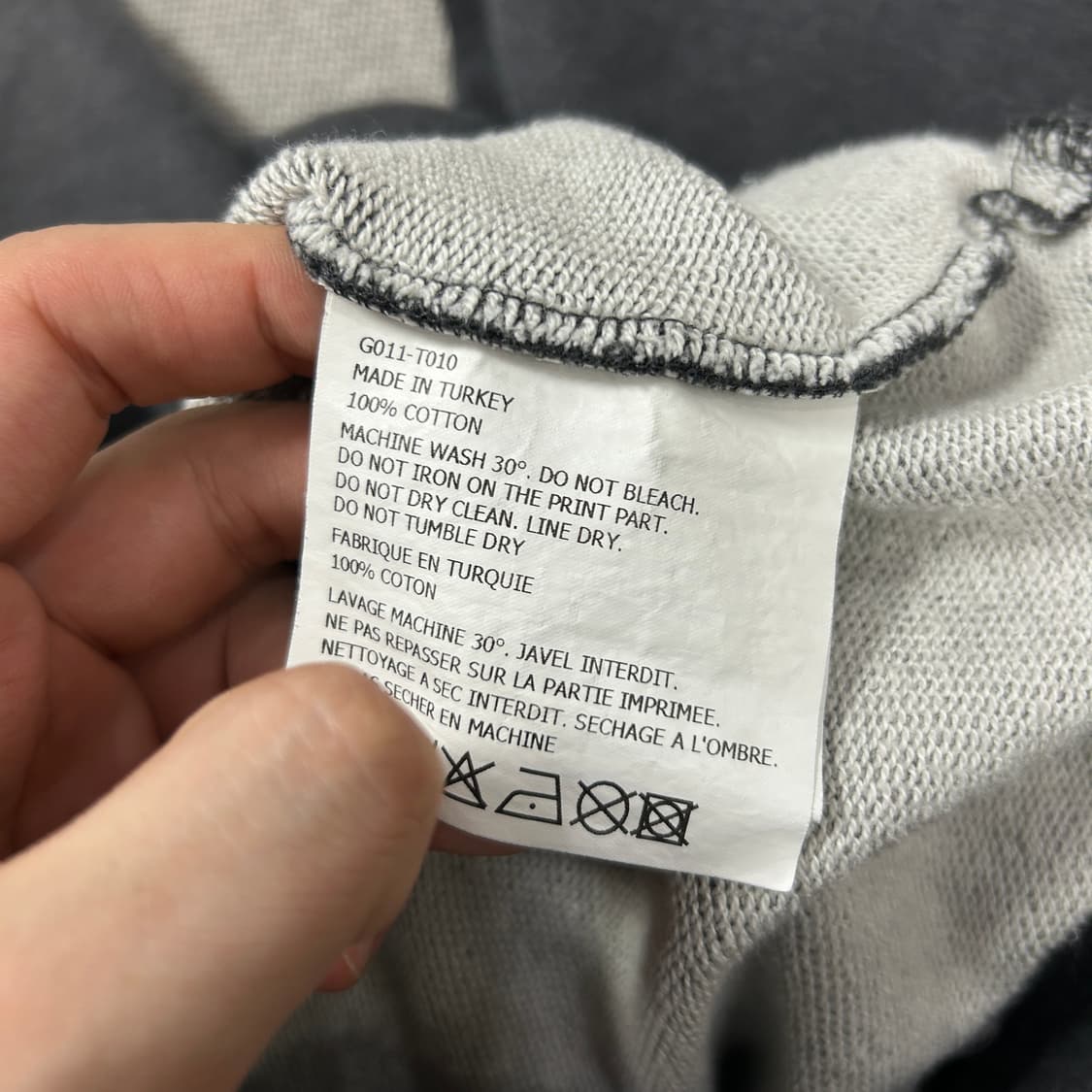 고샤루브친스키 리플렉티브 맨투맨(S) 상품이미지6