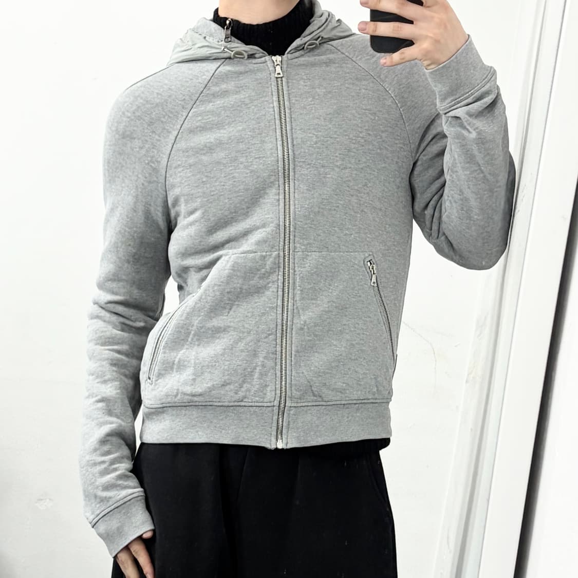 프라다 스포츠 나일론 후드 집업 자켓 상품이미지3