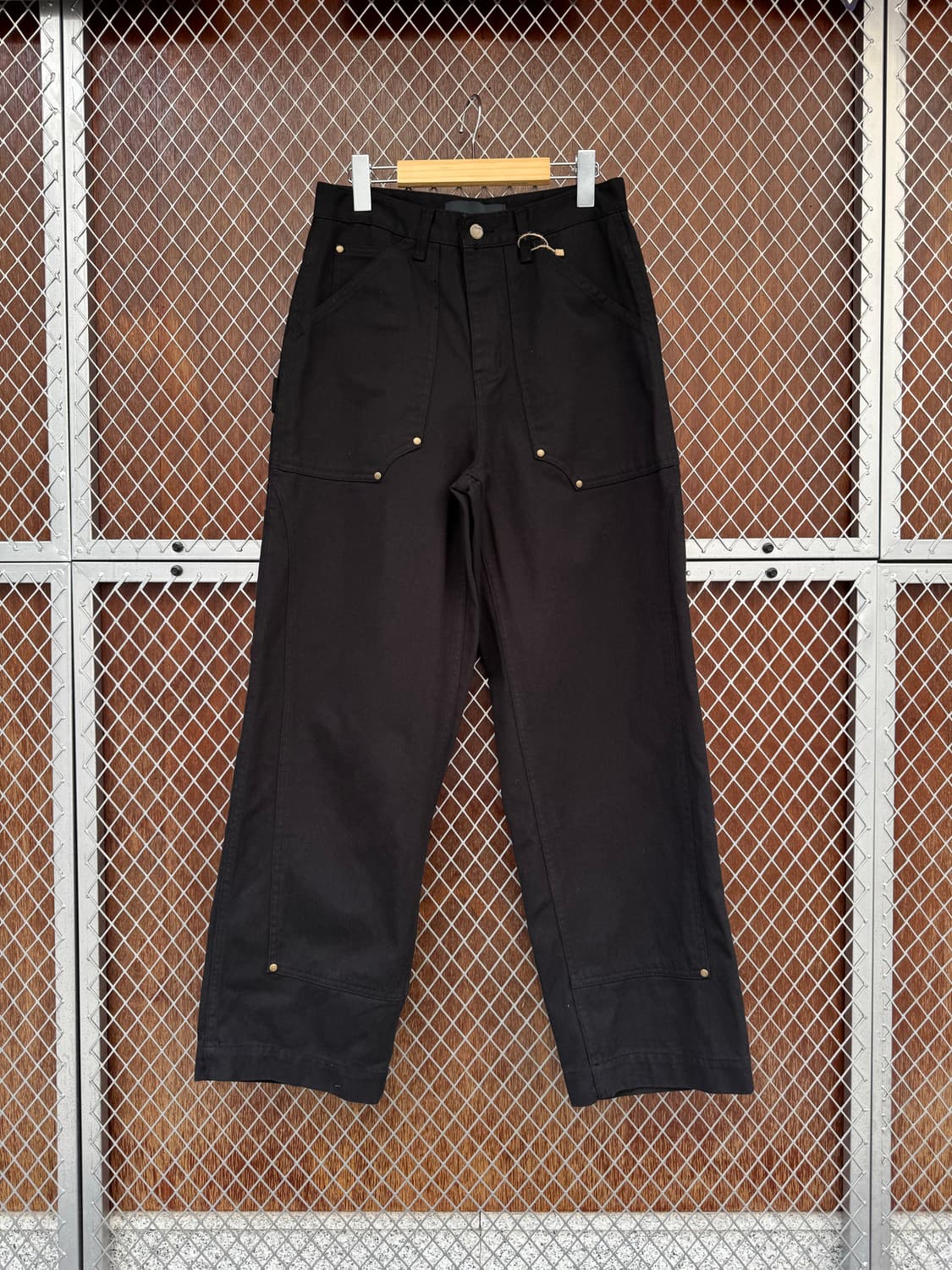 르마드 LEMARD 리벳 웨스턴 카펜터 블랙 데님 팬츠 1 상품이미지8