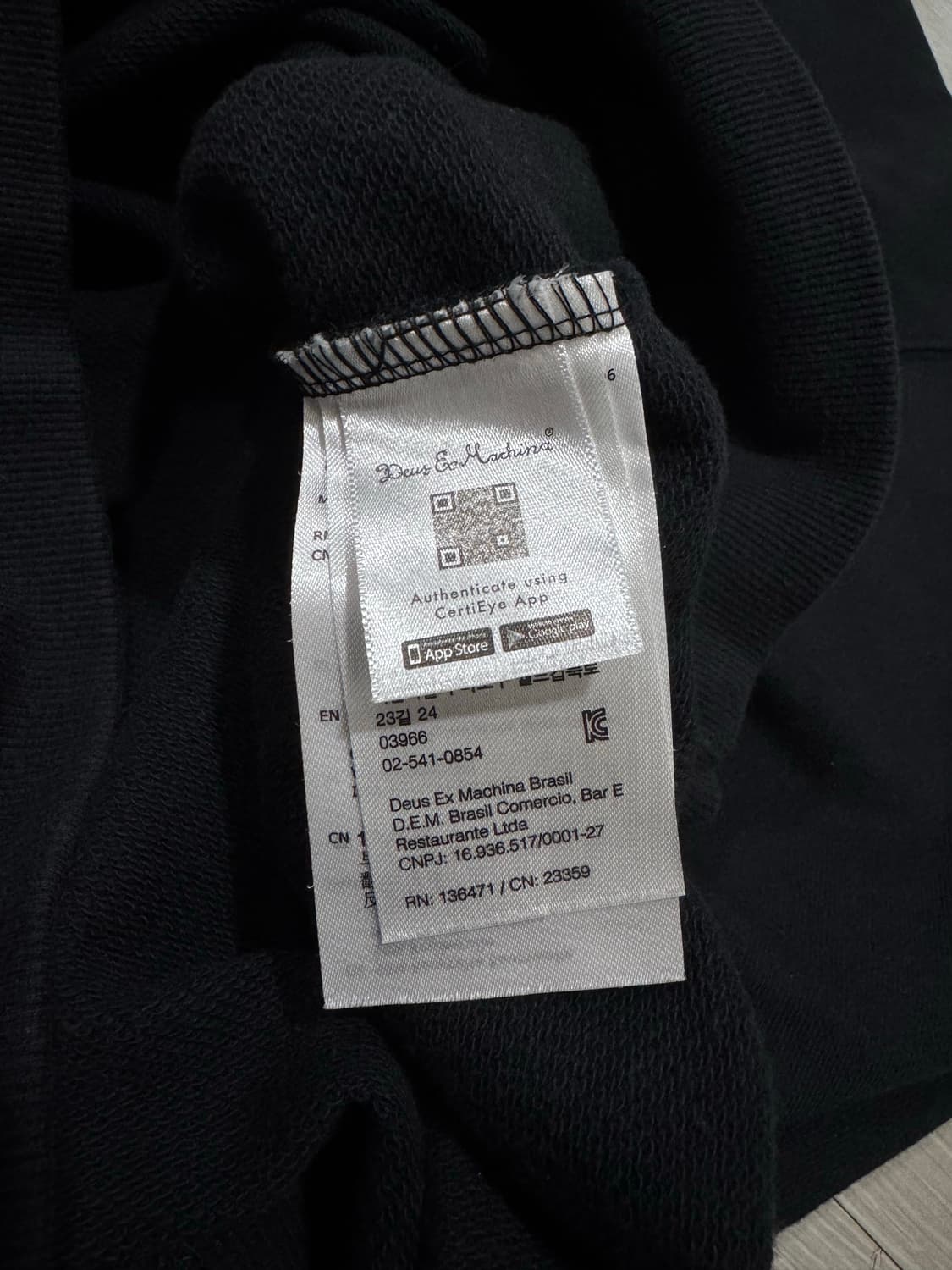 데우스 엑스마키나 데칼 모토크루 맨투맨  상품이미지5