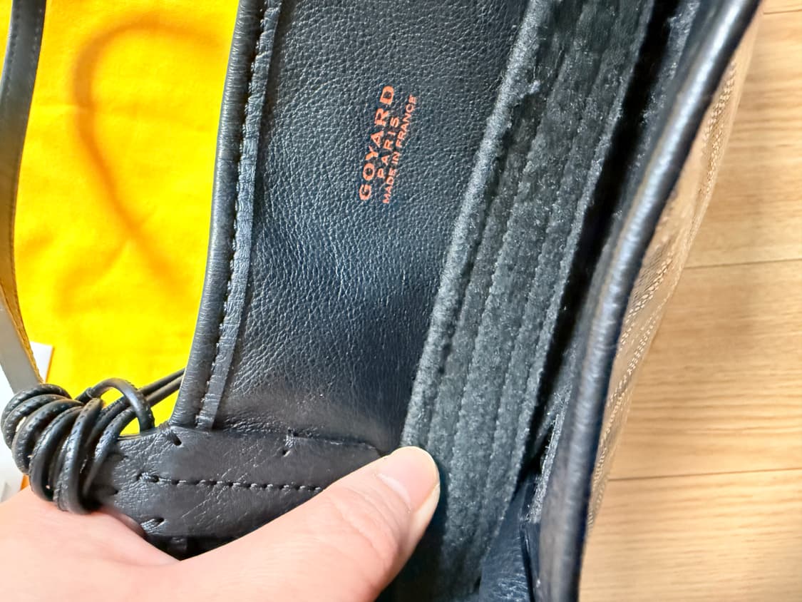 고야드 미니앙주 블랙+참 상품이미지7