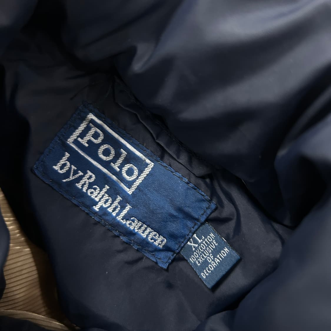 폴로 90s 네이비 올드스쿨 패딩(XL) 상품이미지2