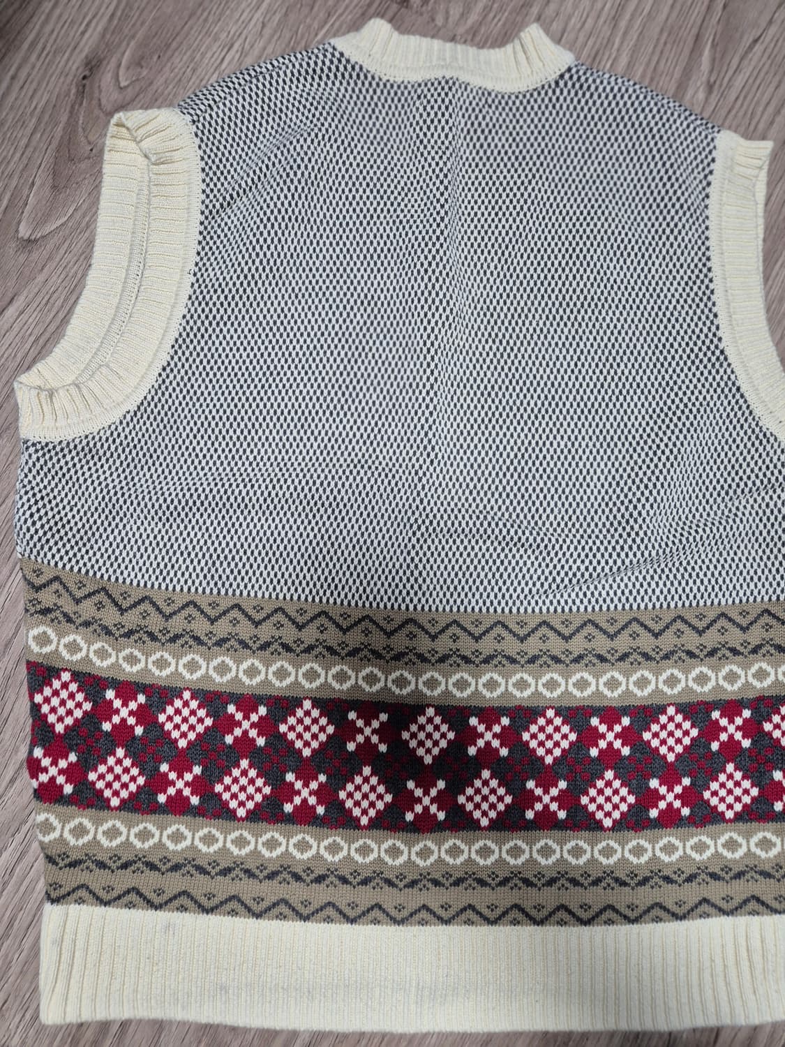 90s izod 크리켓 베스트 니트 상품이미지3