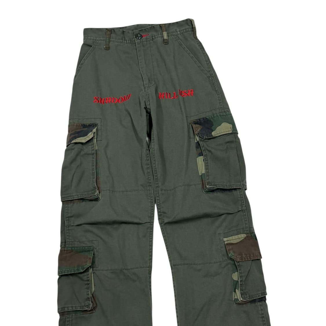 USA 빈티지 Y2K 밀리터리 카모 카고 팬츠 XS 상품이미지2
