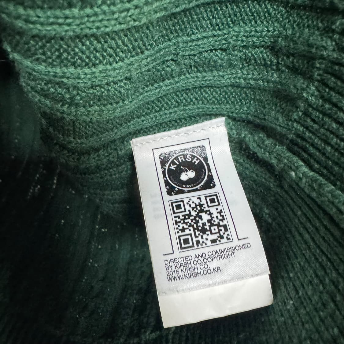 키르시 체리 케이블 크롭 니트 상품이미지4