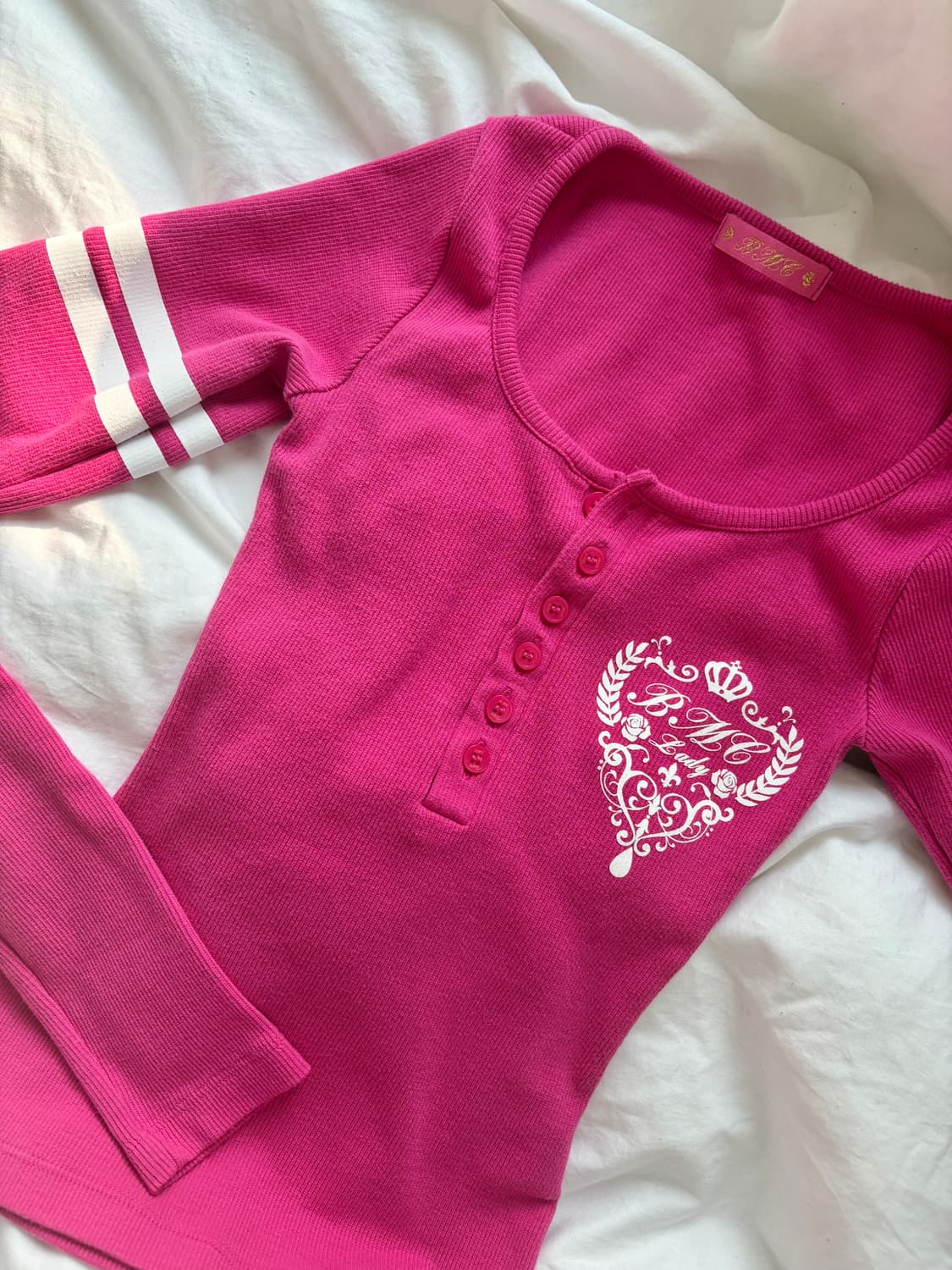 베이비메탈클럽 Crown candy t (cherry pink) 상품이미지3