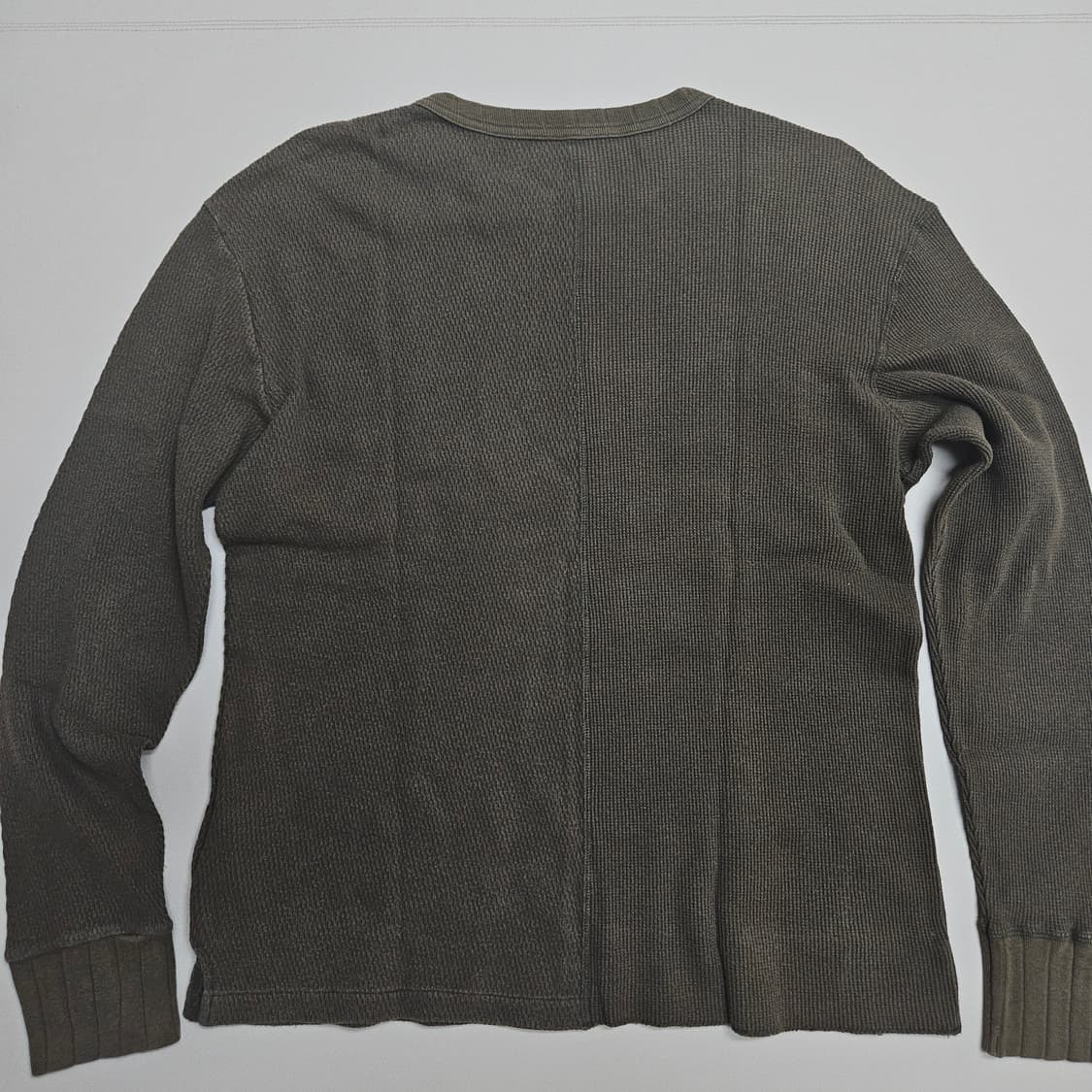 (무료배송) 나이젤카본 비대칭 와플믹스 롱슬리브 / 올리브 / 50사이즈 상품이미지2