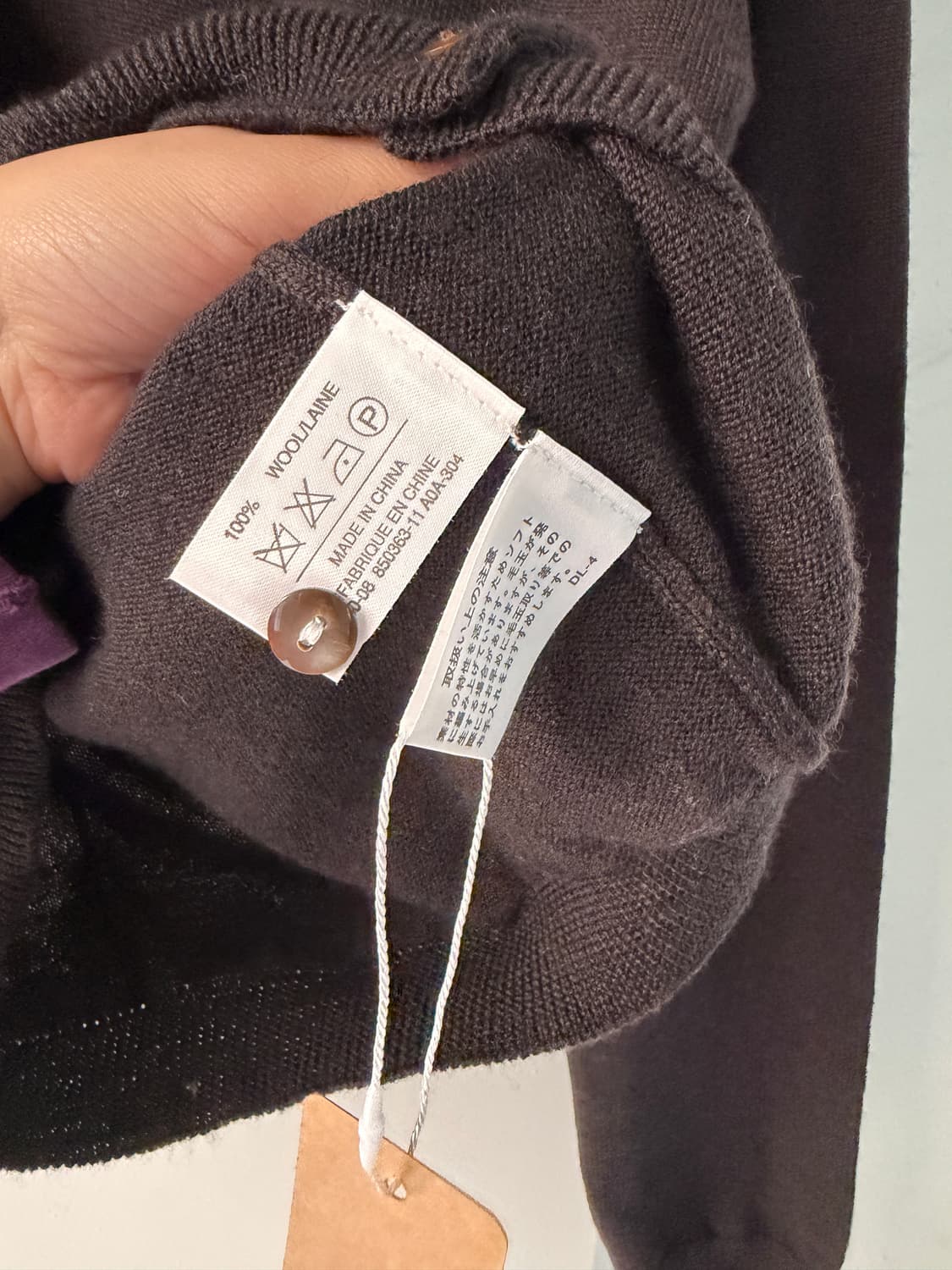 일본빈티지 wool100% 니트 가디건  상품이미지8