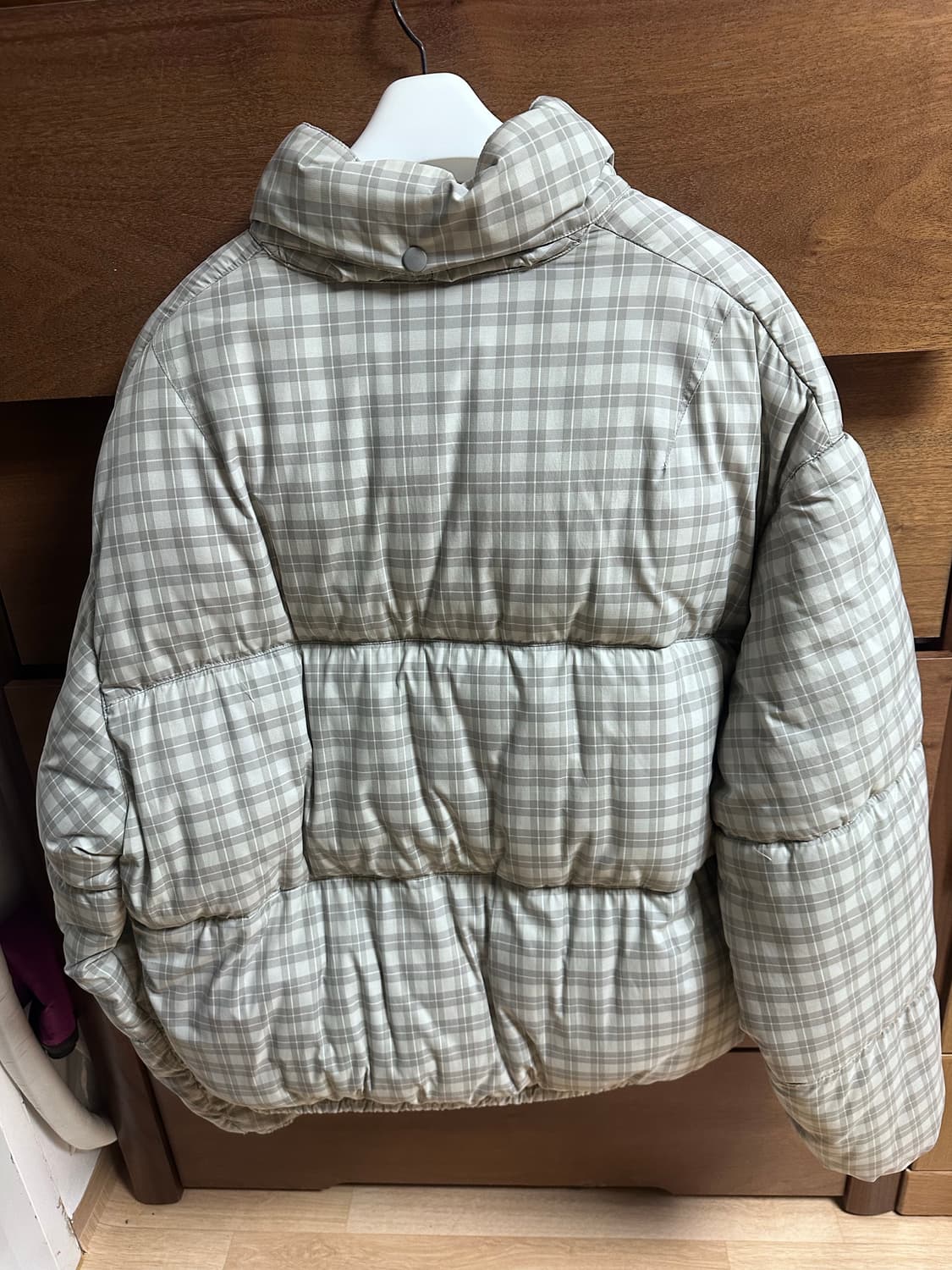 아워레가시 레녹스 체크 패딩 상품이미지5