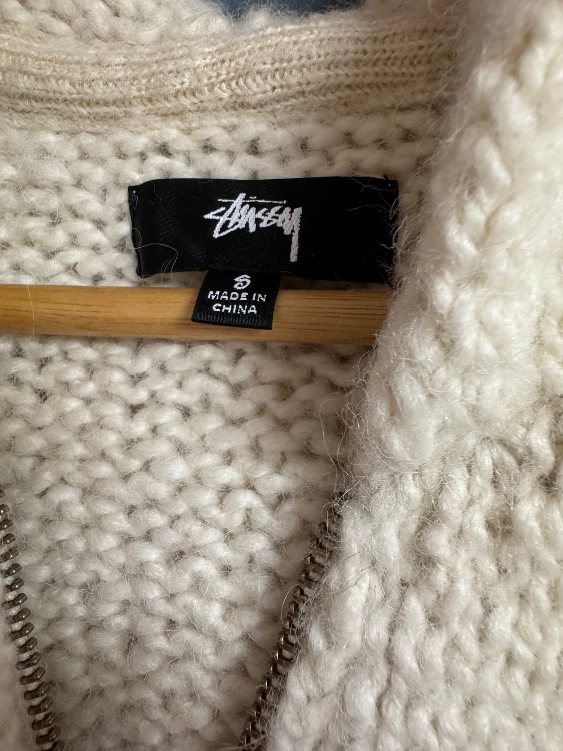 Stussy Chunky Knit Zip Hoodie 상품이미지6