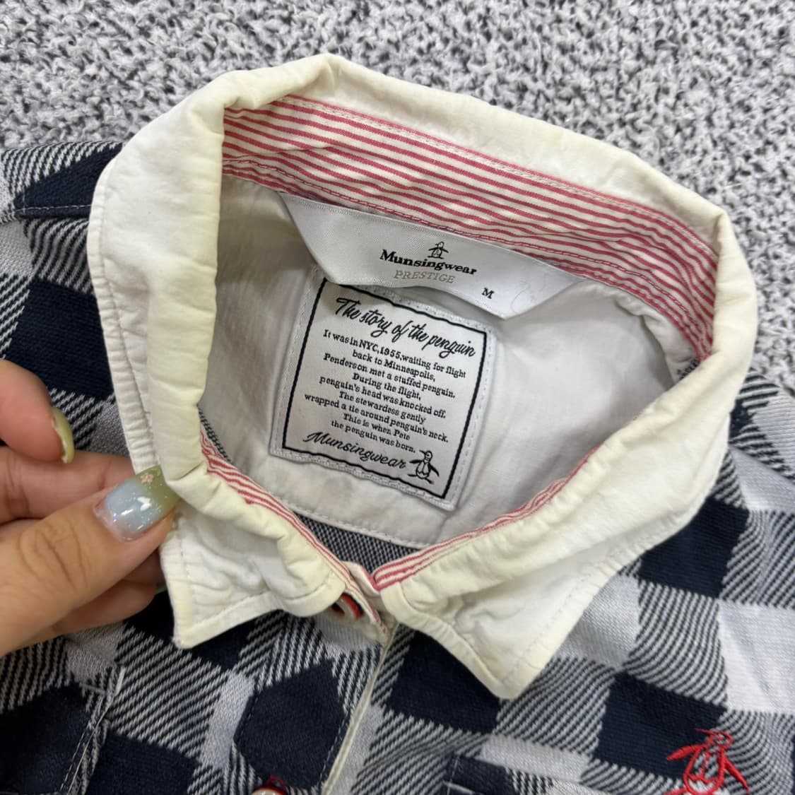 M 먼싱웨어 여성 체크 셔츠 남방 0622J2 상품이미지2