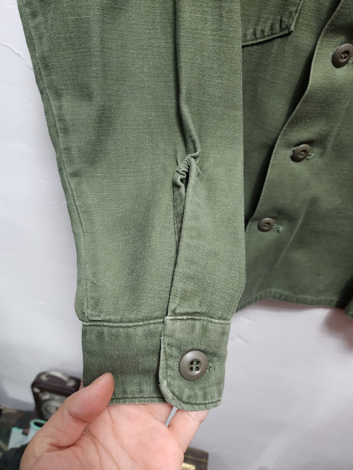 미군 60-70s 오리지널 OG-107 유틸리티 셔츠 상품이미지3