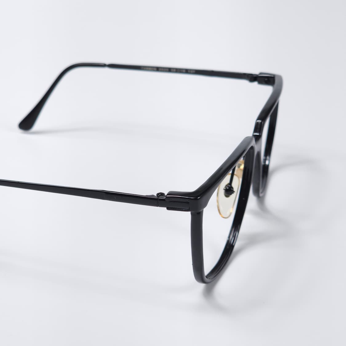 90년도 빈티지 카본 뿔테 안경 상품이미지6