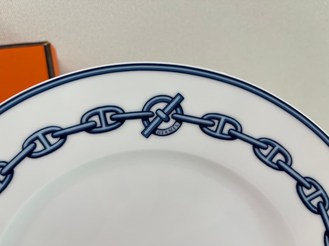 에르메스 샹달 블루 플레이트 2P HERMES 상품이미지4