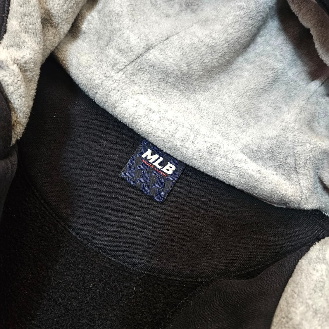 엠엘비(MLB) 필라델피아 필리스 데님 블럭 기모 후드 하프집업 상품이미지7