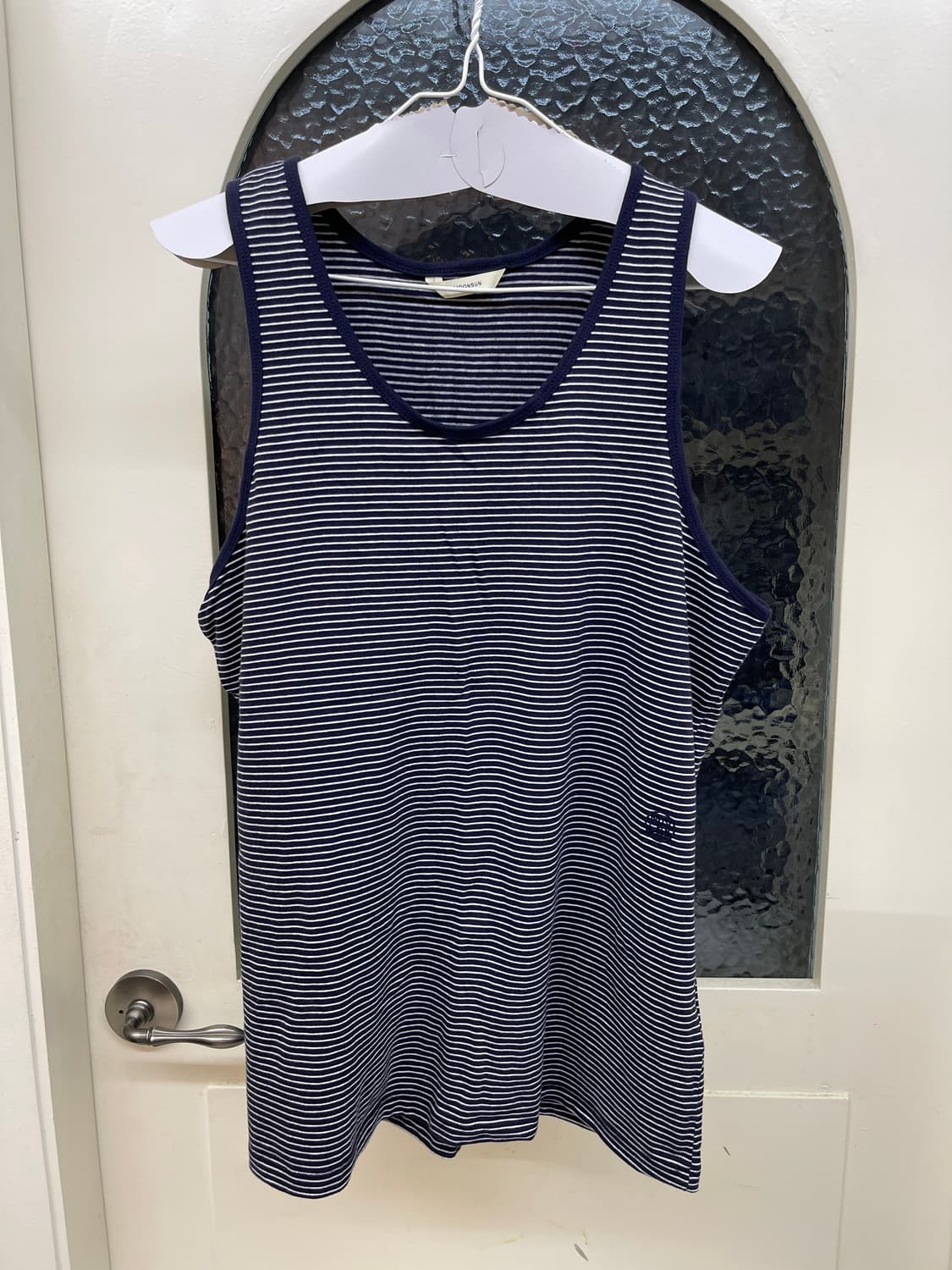 문선 슬리브리스 민소매 탑 L 사이즈 상품이미지1