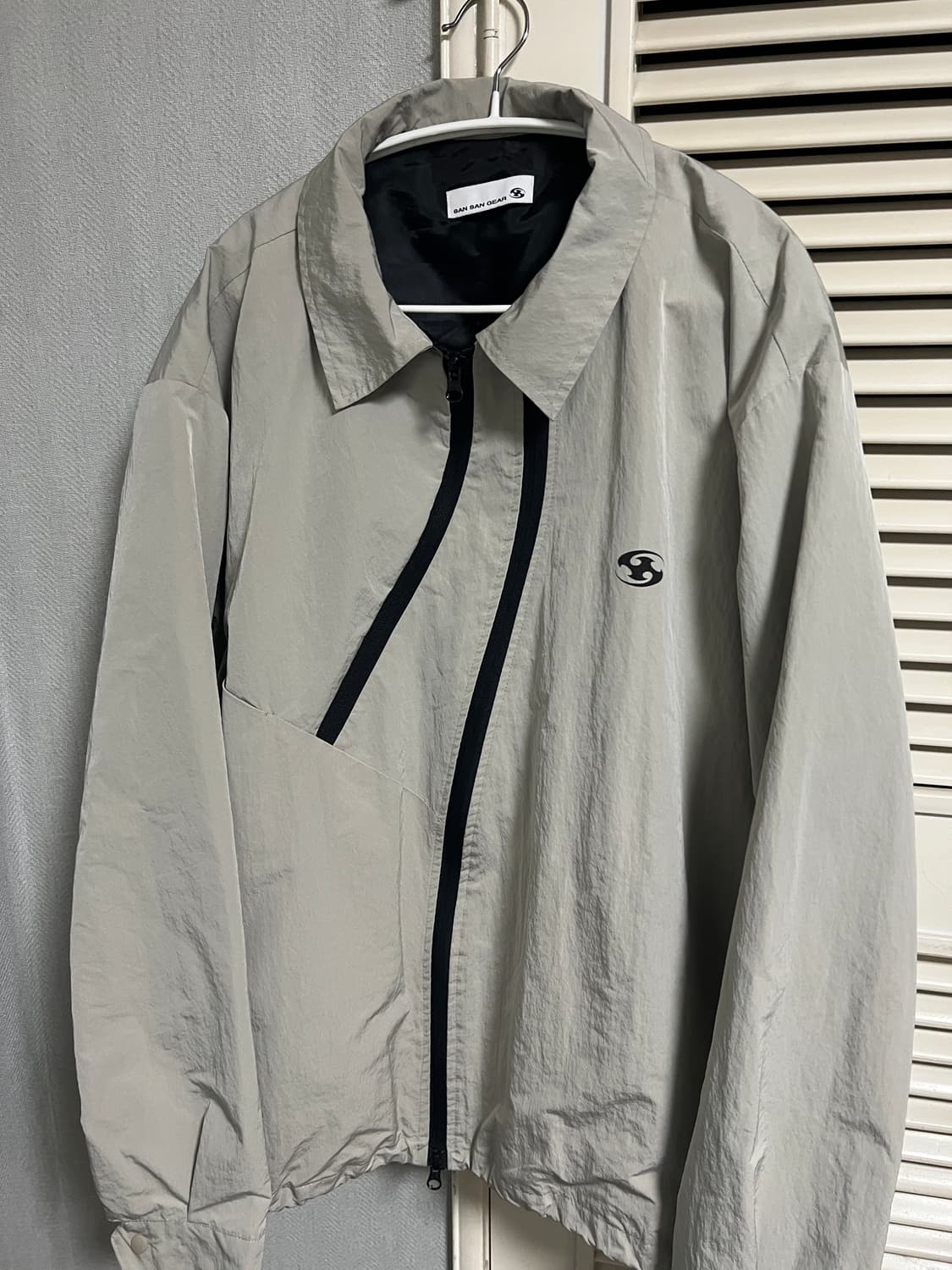 산산기어 22SS 코치자켓 그레이 3 size 상품이미지2