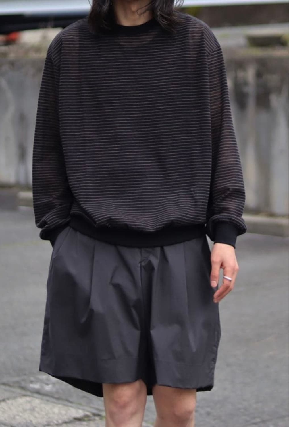 마티앤선즈 26ss L/S Border Slub tee 2size 상품이미지2